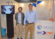 Sebastian Osman,and Matias Araya from REIMEX - Servicio de Información Crediticia de Exportaciones SpA -  had a great show with a lot of meetings.